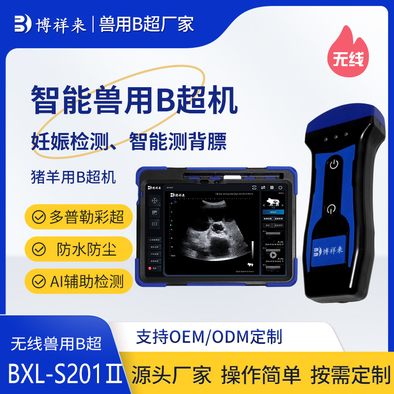 智能猪羊用B超测孕仪 自动测背膘厚眼肌深度
