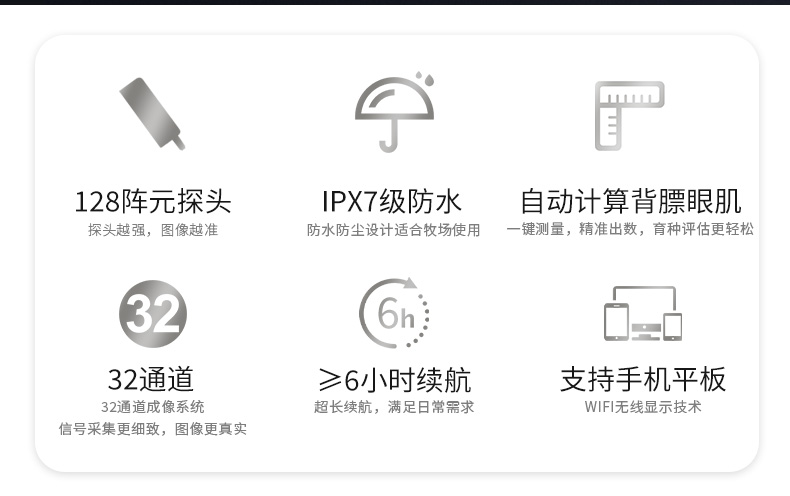 猪羊背膘眼肌测定仪