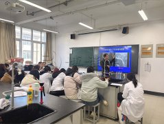 博祥来技术老师到河南牧业经济学院开展羊用B超